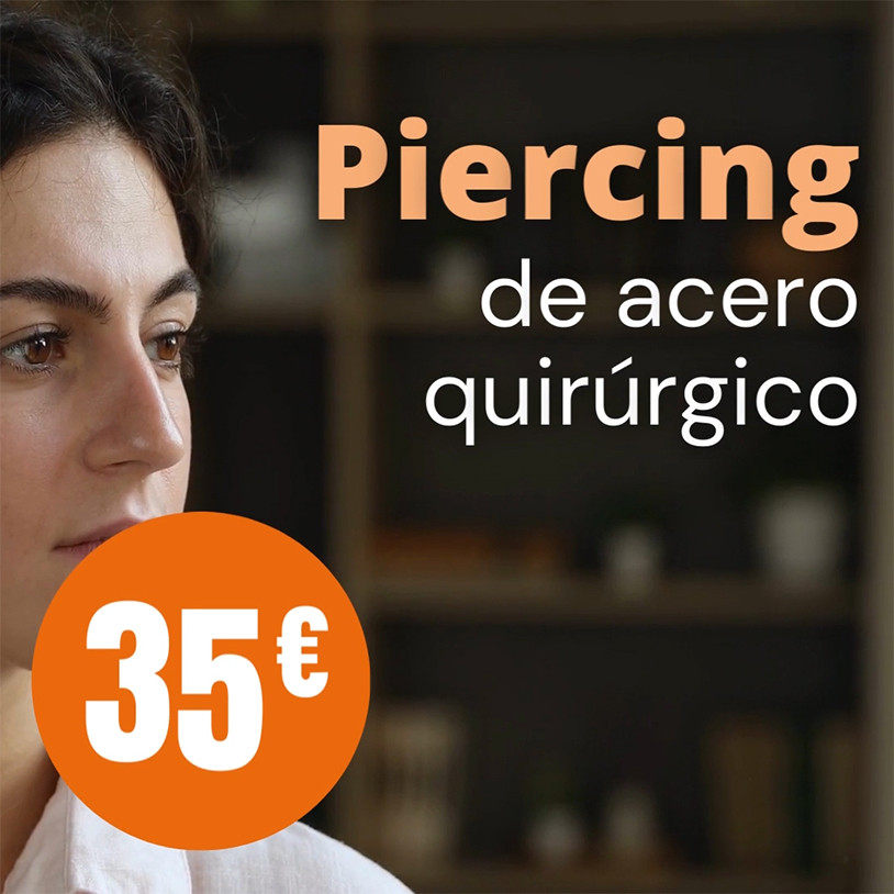 Piercing Quirúrgico Horizontal Español