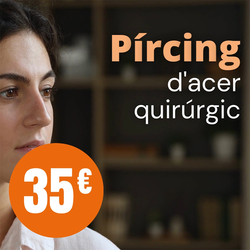 Piercing Quirúrgico Horizontal Catalán