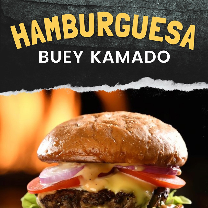 Hamburguesa de Buey Kamado Rusa Vertical Español