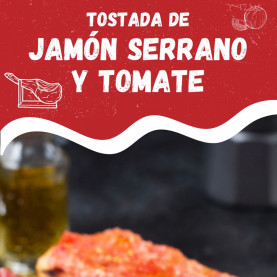 Tostada de Jamón Vertical...