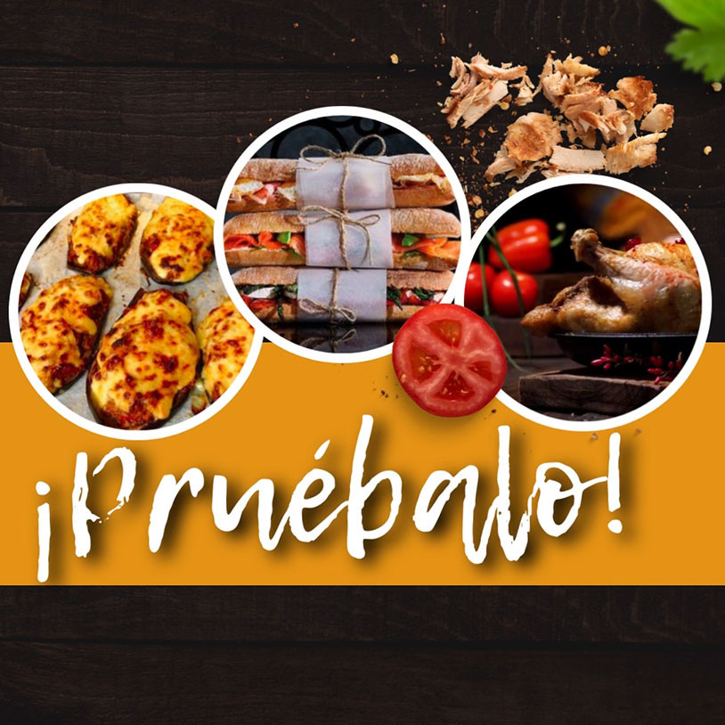 Menú Diario Horizontal Español